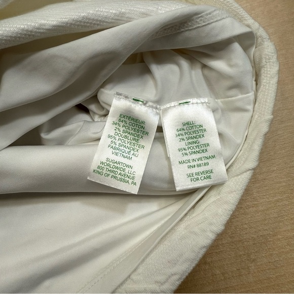 Lilly Pulitzer Tisbury Shift Lined Ruffle White XS Dress Rehearsal Graduation - Picture 9 of 16